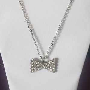 27inch long necklace with now pendant